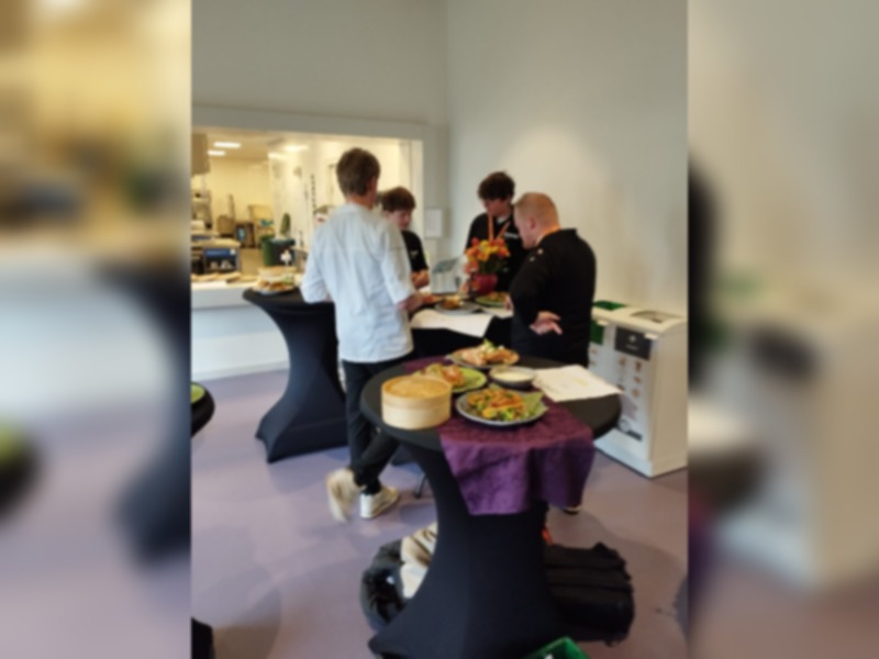 Leerlingen Horeca en Bakkerij tijdens Skills Talents