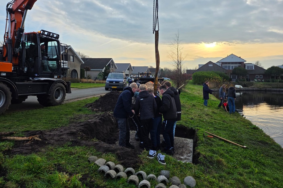 Zwaluwtil geplaatst in De Heide