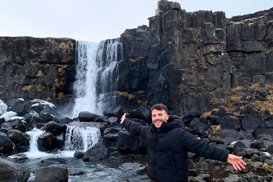 Decaan meneer de Knegt in IJsland