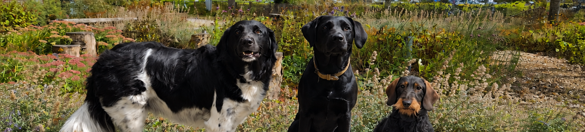 De schoolhonden staan te trappelen