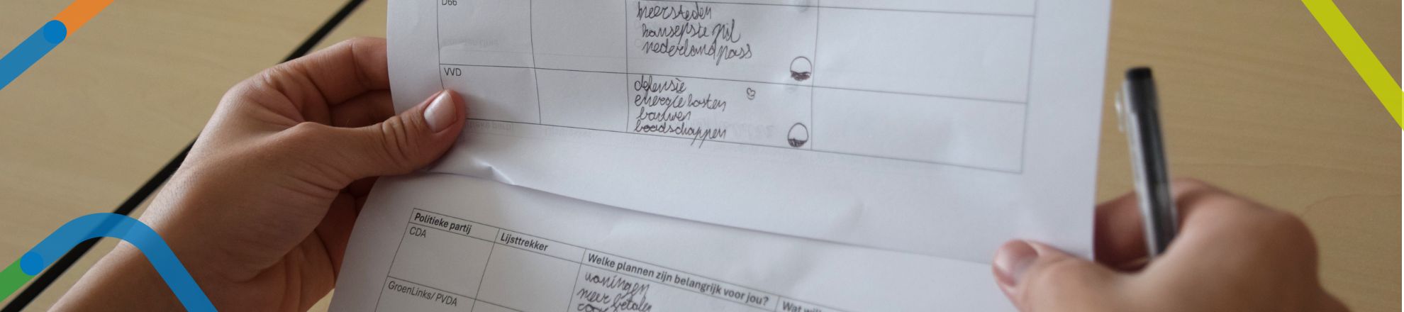 Klas 3 vmbo verdiept zich in politieke keuzes bij Aeres VMBO Velp